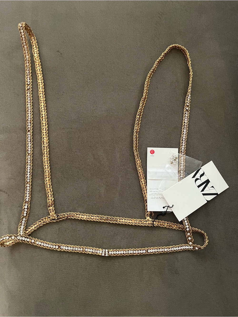 Zara Gold Belt - NWT